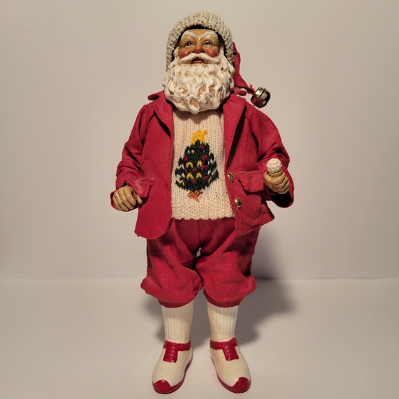 Possible Dreams Other - VTG Possible Dreams golfing Santa American Artist Clothtique collection 1996